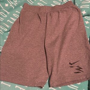 Nike Boys Heather Gray Athletic Shorts